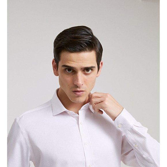 TWN Basic White Dress Shirt - Picture 1 of 4